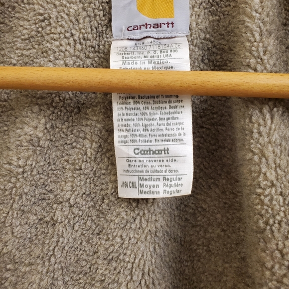 rare carhartt sherpa lined jacket size men's M - Picture 8 of 8